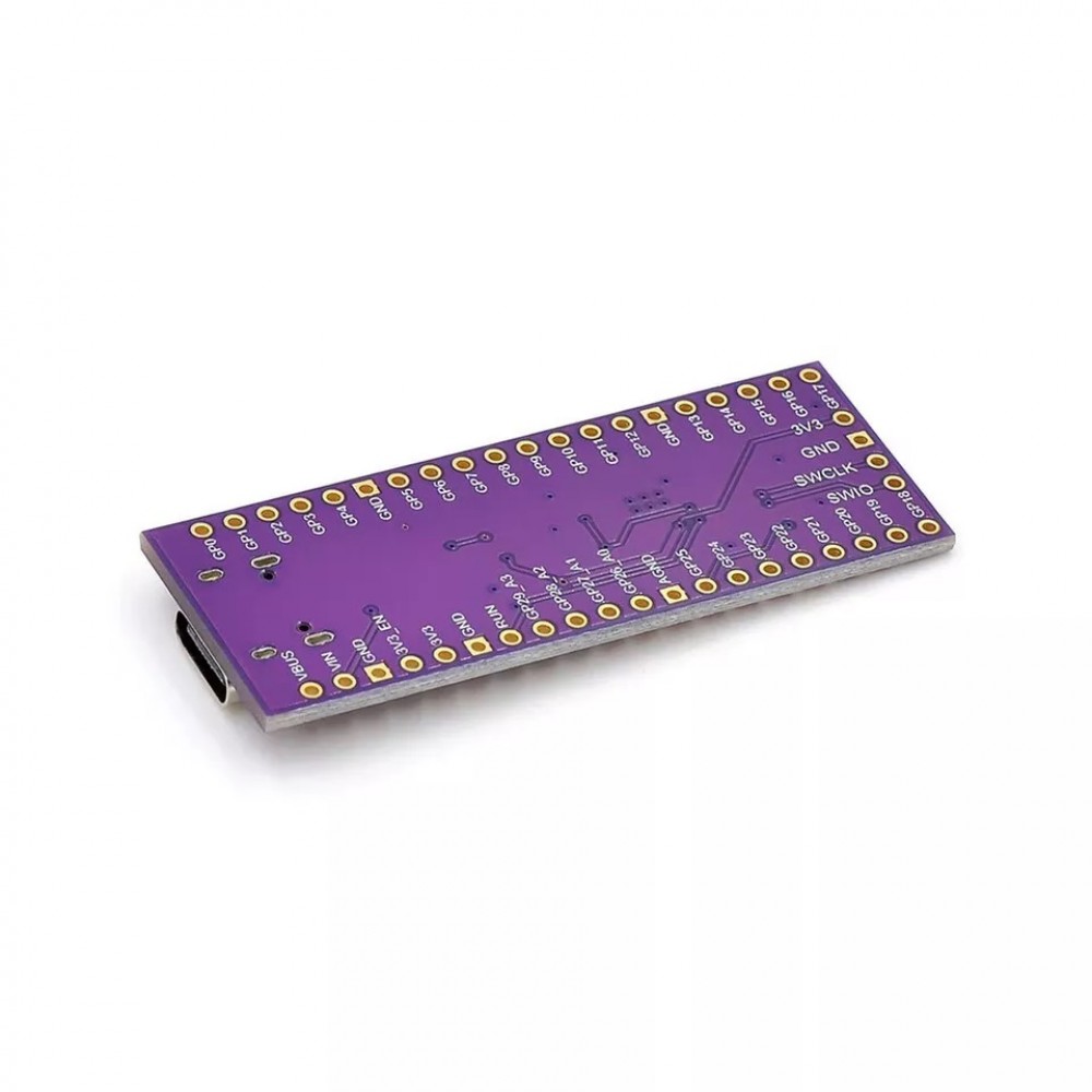 Hailege 2 Stuks RP2040 Core Board – Dual-core 133MHz, 16MB Flash, 264KB SRAM, USB-C, Met RGB LED, Voor Micropython