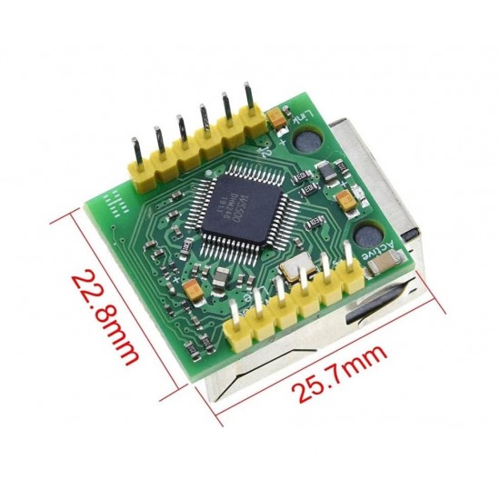 W5500 Ethernet Converter Module - TCP/IP Protocol - SPI Interface 