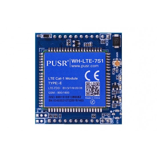 WH-LTE-7S1-E LTE CAT 1 4G Communication Module Support TCP-IP/UDP MQTT