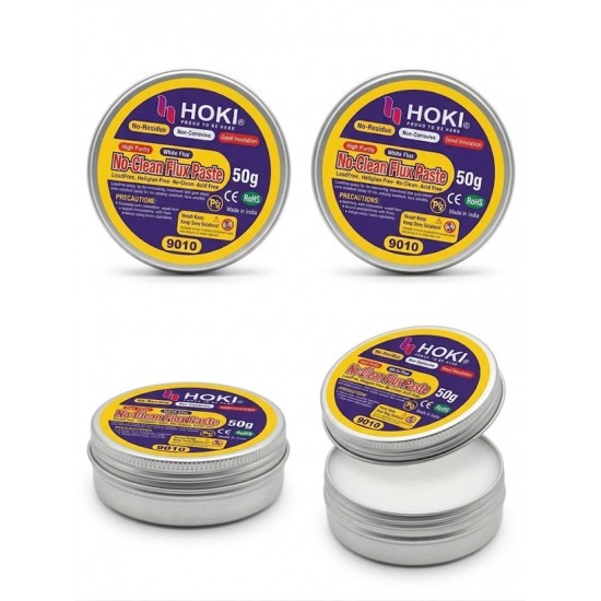 No Clean Soldering / Desoldering White Flux Paste - 50 Grams Pack No Clean Soldering / Desoldering White Flux Paste - 50 Grams Pack