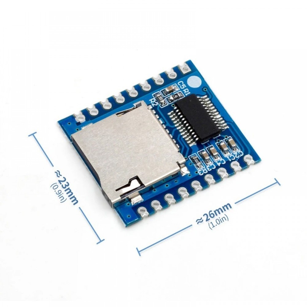 Buy XY-V17B Mini Serial Control MP3 Player Audio Voice Module Online In ...