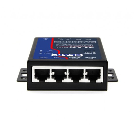 ZLAN ZLAN5243A 2-Port RS232/RS485/RS422 to Ethernet Serial Device Server – Modbus RTU to TCP/IP Converter