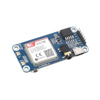A7670E Module Based Cat-1/GSM/GPRS/GNSS HAT for Raspberry Pi, LTE Cat-1 / 2G support, GNSS positioning