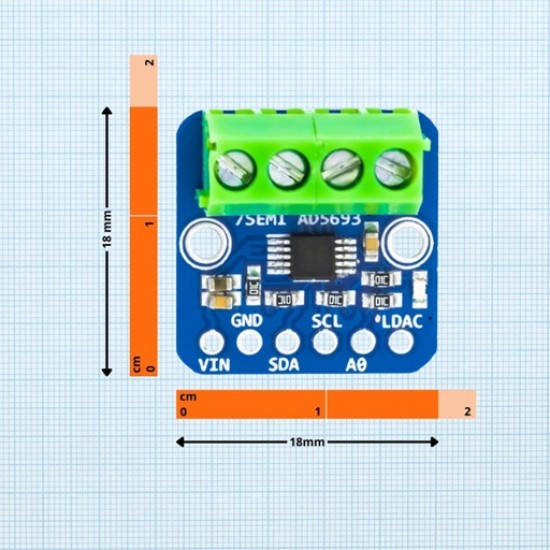 AD5693R 16Bit I2C DAC Breakout