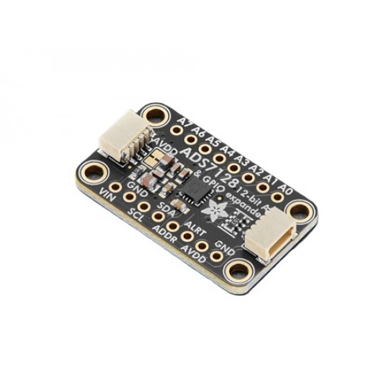 Adafruit ADS7128 8-Channel ADC and GPIO Expander - STEMMA QT / Qwiic (MPN:6494) Adafruit ADS7128 8-Channel ADC and GPIO Expander - STEMMA QT / Qwiic (MPN:6494)