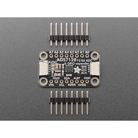 Adafruit ADS7128 8-Channel ADC and GPIO Expander - STEMMA QT / Qwiic (MPN:6494) Adafruit ADS7128 8-Channel ADC and GPIO Expander - STEMMA QT / Qwiic (MPN:6494)