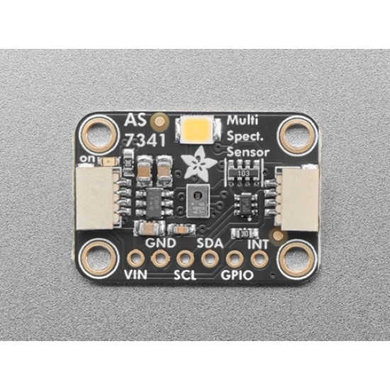 Adafruit AS7341 10-Channel Light / Color Sensor Breakout - STEMMA QT / Qwiic (MPN:4698) Adafruit AS7341 10-Channel Light / Color Sensor Breakout - STEMMA QT / Qwiic (MPN:4698)