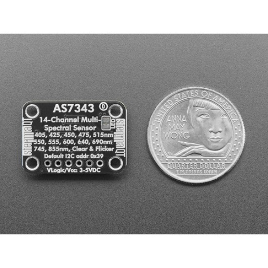 Adafruit AS7343 14-Channel Light / Color Sensor Breakout - STEMMA QT / Qwiic (MPN:6477) Adafruit AS7343 14-Channel Light / Color Sensor Breakout - STEMMA QT / Qwiic (MPN:6477)