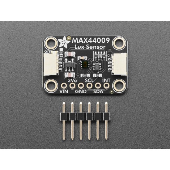 Adafruit MAX44009 Wide-range Lux Light Sensor - 188,000 Lux Max - STEMMA QT / Qwiic (MPN:6498)