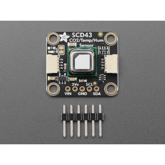 Adafruit SCD-43 - True CO2 Temperature and Humidity Sensor - STEMMA QT / Qwiic (MPN:6512) Adafruit SCD-43 - True CO2 Temperature and Humidity Sensor - STEMMA QT / Qwiic (MPN:6512)