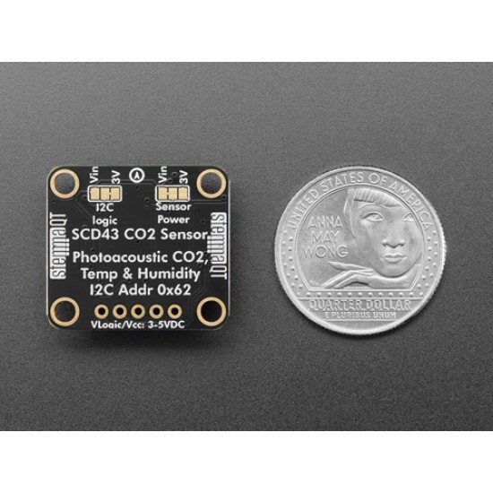 Adafruit SCD-43 - True CO2 Temperature and Humidity Sensor - STEMMA QT / Qwiic (MPN:6512) Adafruit SCD-43 - True CO2 Temperature and Humidity Sensor - STEMMA QT / Qwiic (MPN:6512)