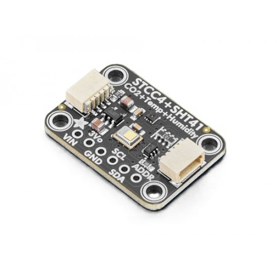 Adafruit STCC4 and SHT41 - CO2, Temperature & Humidity Sensor - STEMMA QT / Qwiic (MPN:6478)