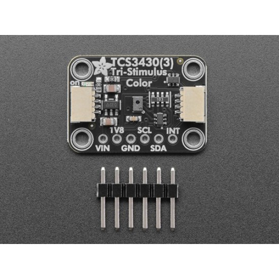 Adafruit TCS3430 / TCS34303 Ambient Tri-Stimulus Color Sensor (MPN:6479)