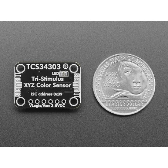 Adafruit TCS3430 / TCS34303 Ambient Tri-Stimulus Color Sensor (MPN:6479)