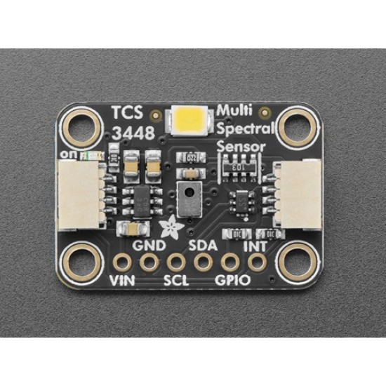 Adafruit TCS3448 14-Channel Light / Color Sensor Breakout - STEMMA QT / Qwiic (MPN:6525) Adafruit TCS3448 14-Channel Light / Color Sensor Breakout - STEMMA QT / Qwiic (MPN:6525)