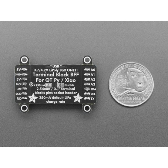 Adafruit Terminal Block BFF Add-On for QT Py and Xiao (MPN:6495) Adafruit Terminal Block BFF Add-On for QT Py and Xiao (MPN:6495)