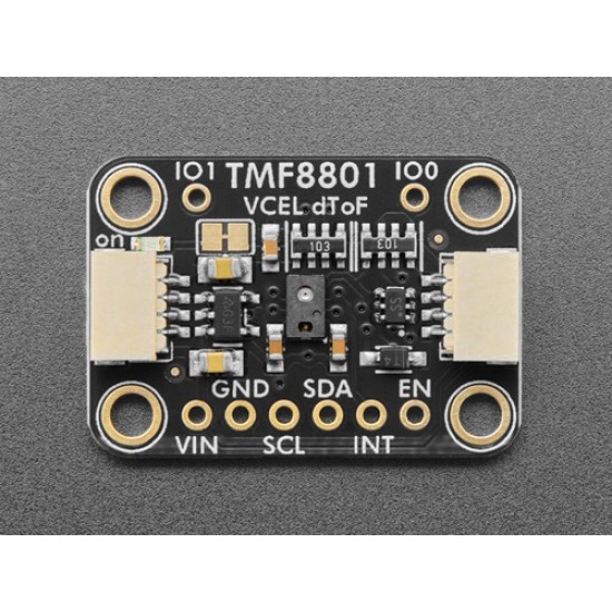 Adafruit TMF8801 Time of Flight Distance Sensor - 20mm to 2.5m - STEMMA QT / Qwiic (MPN:6522) Adafruit TMF8801 Time of Flight Distance Sensor - 20mm to 2.5m - STEMMA QT / Qwiic (MPN:6522)