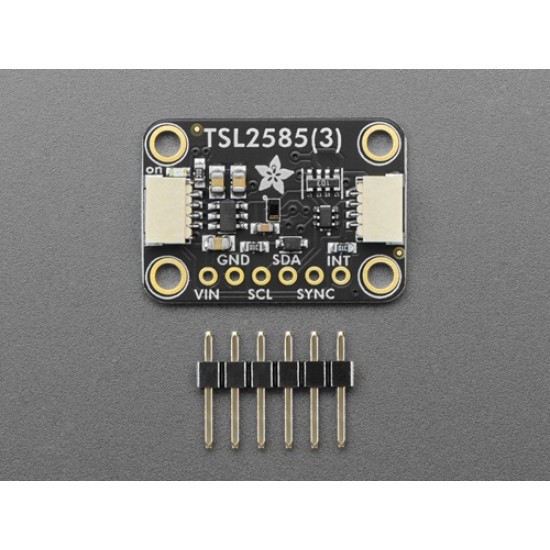Adafruit TSL2585 Digital UVA and Ambient Light Sensor - STEMMA QT (MPN:6524) Adafruit TSL2585 Digital UVA and Ambient Light Sensor - STEMMA QT (MPN:6524)
