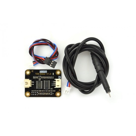 DF ROBOT Gravity: Analog TDS Sensor/ Meter for Arduino - Black Color (MPN: SEN0244)