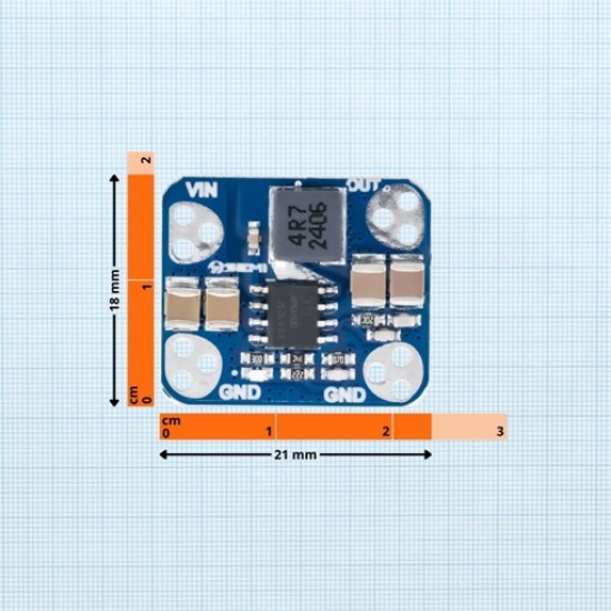 AP64500 DC-DC Buck Converter – 7V–40V Input, 5V 5A Output