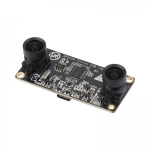 AR0144 2MP Stereo USB Camera Module, AR0144 Sensor Chip, USB2.0 Port, Synchronized Same-frame Output, 52mm Baseline, Featuring Distortion-free Lenses AR0144 2MP Stereo USB Camera Module, AR0144 Sensor Chip, USB2.0 Port, Synchronized Same-frame Output, 52mm Baseline, Featuring Distortion-free Lenses