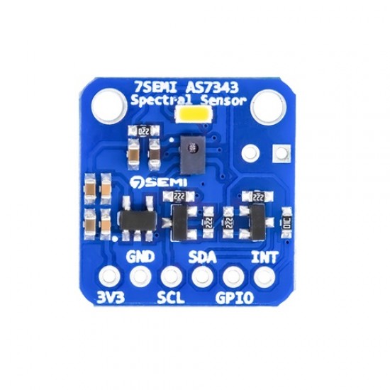 AS7343 14-Channel Spectral Sensor Module (ES-12261) AS7343 14-Channel Spectral Sensor Module (ES-12261)