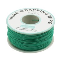 B-30-1000 30AWG PVC Wire Wrap Wire – 230m Green Reliable Insulated Hook-Up Wire
