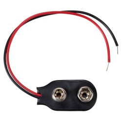 Battery Cap Snap Connector - 9V 10CM Battery Cap Snap Connector - 9V 10CM