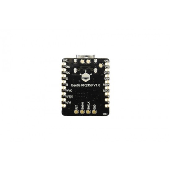 DF ROBOT Beetle RP2350 Mini Dual-Core Development Board 520KB Memory RAM, 2MB Flash (ARM Cortex-M33 / RISC-V) (MPN: DFR1188)