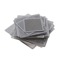 BGA Reballing Stencils Universal Steel Stencil for SMT/SMD Motherboard - Pack of 16