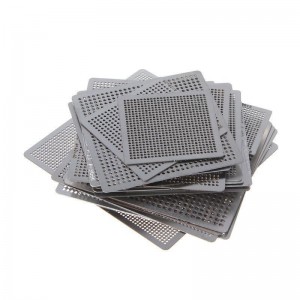 BGA Reballing Stencils Universal Steel Stencil for SMT/SMD Motherboard - Pack of 16 BGA Reballing Stencils Universal Steel Stencil for SMT/SMD Motherboard - Pack of 16