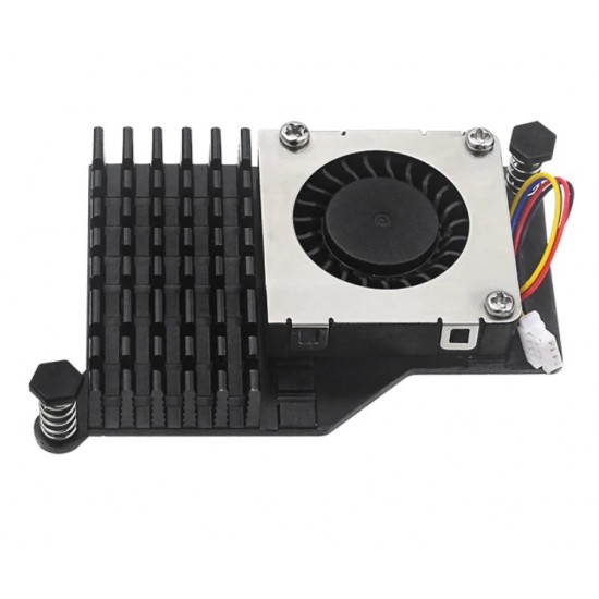 Active Cooler for Raspberry Pi 5 - Aluminum Heatsink With Thermal Pads (Black Color) Active Cooler for Raspberry Pi 5 - Aluminum Heatsink With Thermal Pads (Black Color)