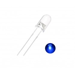 LED - Basic Blue - 5mm - Diffused - 150-200 mcd