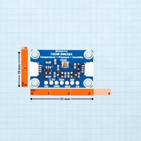 BME680 Temperature Pressure Humidity and Air Quality Sensor Breakout Qwiic