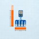 7Semi BME680 Temperature Pressure Humidity and Air Quality Sensor Nano Breakout 2.54mm Pitch Header (MPN: ES-12176)
