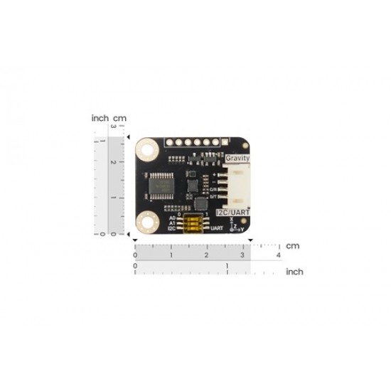 DF ROBOT Gravity: BMI323+BMM350 9DOF IMU Sensor (I2C / UART, Plug & Play) (SEN0694)