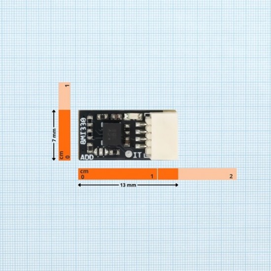 7Semi BMI330 IMU Nano Module – 6-Axis Accelerometer & Gyroscope Motion Sensor (I²C / SPI) (MPN:ES-12282)