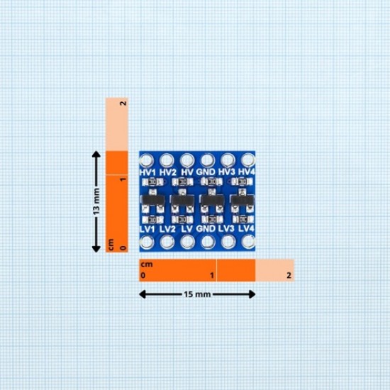 7Semi BSS138 4-Ch I2C Bi-directional Logic Level Converter Breakout (MPN: BO-10175) 7Semi BSS138 4-Ch I2C Bi-directional Logic Level Converter Breakout (MPN: BO-10175)