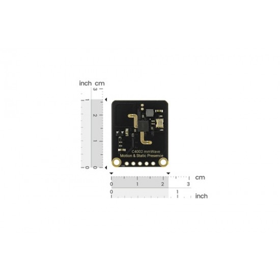 DF ROBOT Fermion: C4002 mmWave Human Presence Sensor - Static & Motion Detection for Home Assistant (10m) (SEN0691) DF ROBOT Fermion: C4002 mmWave Human Presence Sensor - Static & Motion Detection for Home Assistant (10m) (SEN0691)