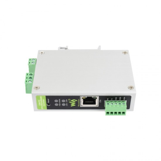 Waveshare CAN FD Protocol Converter, CAN FD To ETH/RS232/RS485 Bidirectional Data Communication, Supports 5 Data Conversion Modes And CAN 2.0A/2.0B Protocols, Heartbeat And Registration Packets Support Waveshare CAN FD Protocol Converter, CAN FD To ETH/RS232/RS485 Bidirectional Data Communication, Supports 5 Data Conversion Modes And CAN 2.0A/2.0B Protocols, Heartbeat And Registration Packets Support