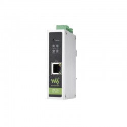 Waveshare CAN FD Protocol Converter, CAN FD To ETH Bidirectional Data Communication, Supports 5 Data Conversion Modes And CAN 2.0A/2.0B Protocols, Rail-mount Support