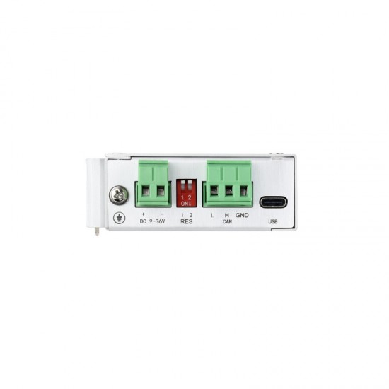 Waveshare CAN FD Protocol Converter, CAN FD To ETH Bidirectional Data Communication, Supports 5 Data Conversion Modes And CAN 2.0A/2.0B Protocols, Rail-mount Support Waveshare CAN FD Protocol Converter, CAN FD To ETH Bidirectional Data Communication, Supports 5 Data Conversion Modes And CAN 2.0A/2.0B Protocols, Rail-mount Support
