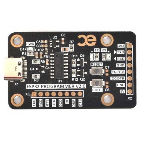 Buy CAPUF ESP Prog V1 - CP2102 Based ESP32 Programmer Board Online In ...