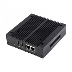 NAS Multi-functional Mini-Computer Designed for Raspberry Pi Compute Module 4 (NOT included), Network Storage, Dual Solid State Drive slots NAS Multi-functional Mini-Computer Designed for Raspberry Pi Compute Module 4 (NOT included), Network Storage, Dual Solid State Drive slots