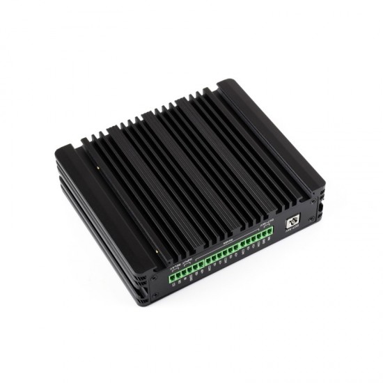 Waveshare Gigabit/2.5G Dual Ethernet Multi-Function Expansion Board Based On Raspberry Pi CM5 (NOT included), Supports RS485 Industrial Communication, 4G / 5G Module And 4K Display Output, With Case and Power Supply
