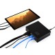 Waveshare Gigabit/2.5G Dual Ethernet Multi-Function Expansion Board Based On Raspberry Pi CM5 (NOT included), Supports RS485 Industrial Communication, 4G / 5G Module And 4K Display Output, With Case and Power Supply