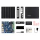 Waveshare Gigabit/2.5G Dual Ethernet Multi-Function Expansion Board Based On Raspberry Pi CM5 (NOT included), Supports RS485 Industrial Communication, 4G / 5G Module And 4K Display Output, With Case and Power Supply