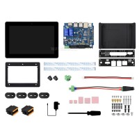 Waveshare 8inch Industrial HMI All-In-One Touch Display Development Board For Raspberry Pi Compute Module 5, 10-Point Touch, Optical Bonding Toughened Glass Panel, 5MP Front Camera, Supports RS485 And 4G/5G Communication