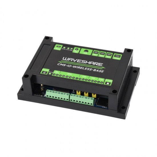 Waveshare Industrial IoT Wireless Expansion Board For Raspberry Pi CM5, 4G / 5G / LoRa Expansion Board, Gigabit Ethernet RJ45 Port, Dual MIPI Interfaces, Supports 4K Output