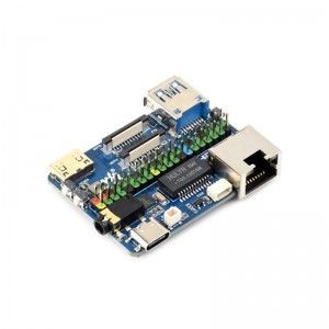Waveshare CM5-NANO-B Mini Expansion Board For Raspberry Pi Compute Module 5, Same Size As The CM5, Supports 4K HDMI, USB 3.2, Gigabit Ethernet Port, Dual MIPI Interfaces [Solder Version]